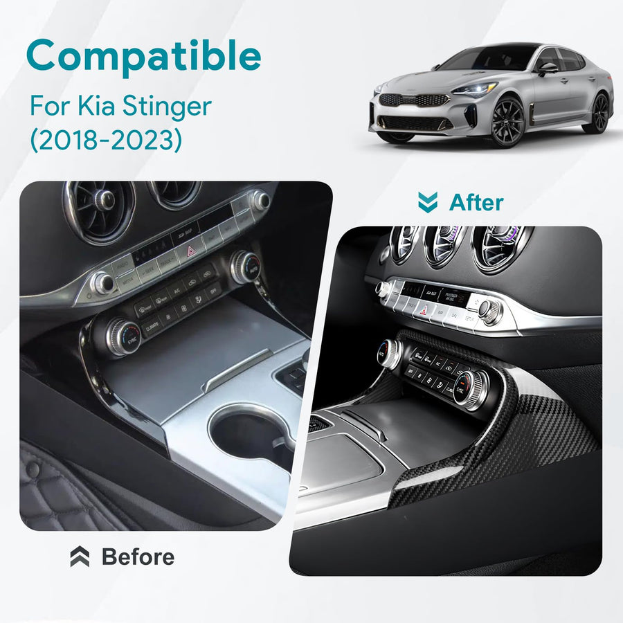 AIRSPEED Carbon Fiber Accessories Fit for Kia Stinger (2018-2023)