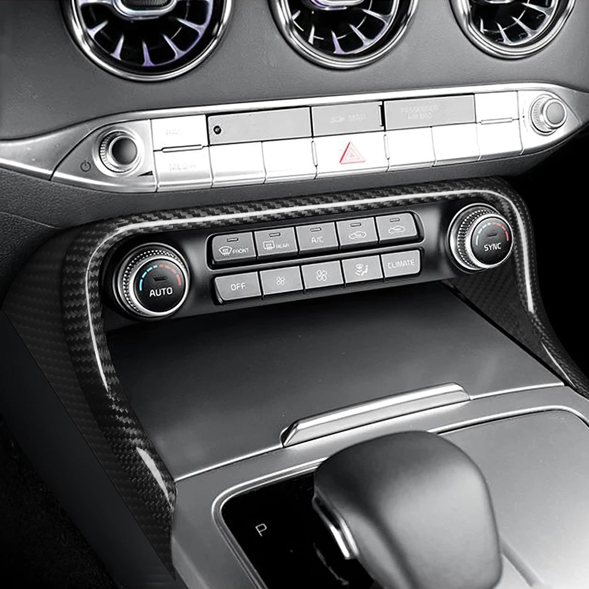 AIRSPEED Carbon Fiber Accessories Fit for Kia Stinger (2018-2023)