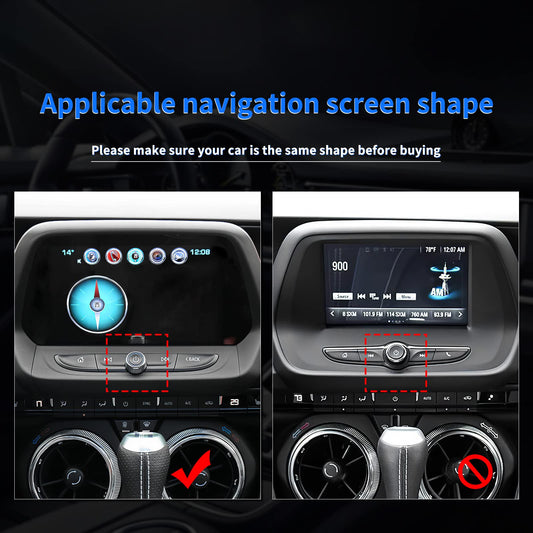 AIRSPEED for Camaro Center Console Cover Carbon Fiber Interior Trim for Chevrolet Camaro 2016-2022