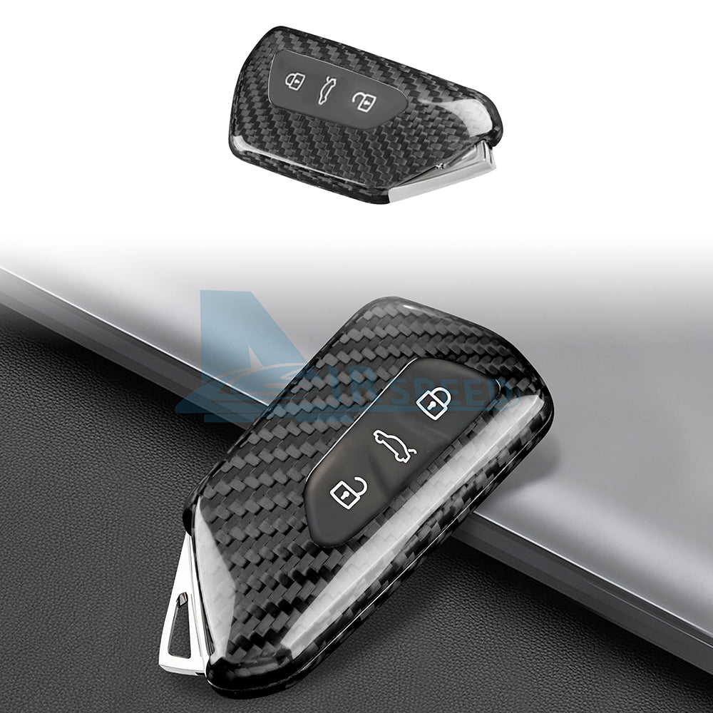 for Cupra Formentor 2020 2021 2022 2023 2024 2025 2026 SEAT Ibiza/Arona/Leon MK4/Cupra Leon Hard Carbon Fiber Remote Key Cover