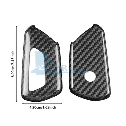 for Cupra Formentor 2020 2021 2022 2023 2024 2025 2026 SEAT Ibiza/Arona/Leon MK4/Cupra Leon Hard Carbon Fiber Remote Key Cover