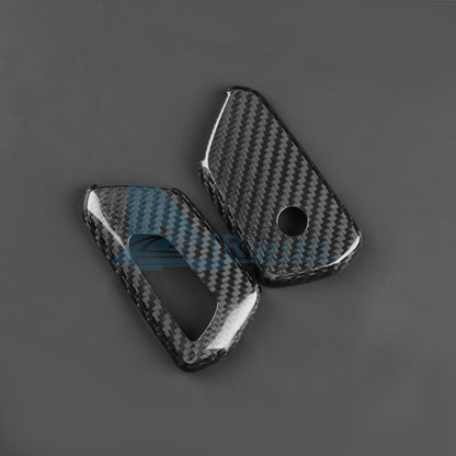 for Cupra Formentor 2020 2021 2022 2023 2024 2025 2026 SEAT Ibiza/Arona/Leon MK4/Cupra Leon Hard Carbon Fiber Remote Key Cover