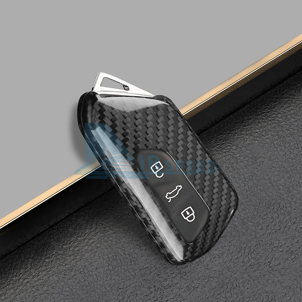 for Cupra Formentor 2020 2021 2022 2023 2024 2025 2026 SEAT Ibiza/Arona/Leon MK4/Cupra Leon Hard Carbon Fiber Remote Key Cover