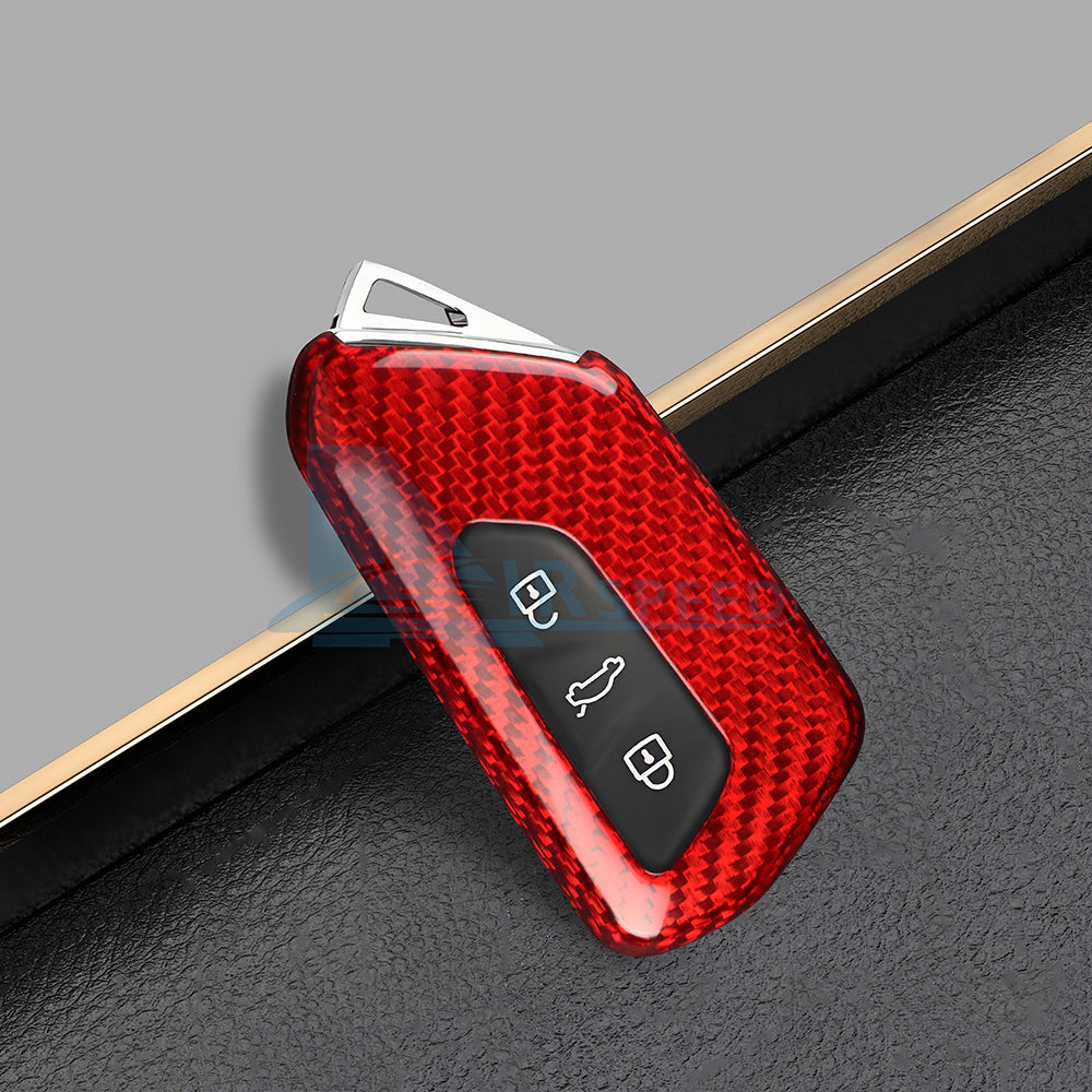 for Cupra Formentor 2020 2021 2022 2023 2024 2025 2026 SEAT Ibiza/Arona/Leon MK4/Cupra Leon Hard Carbon Fiber Remote Key Cover