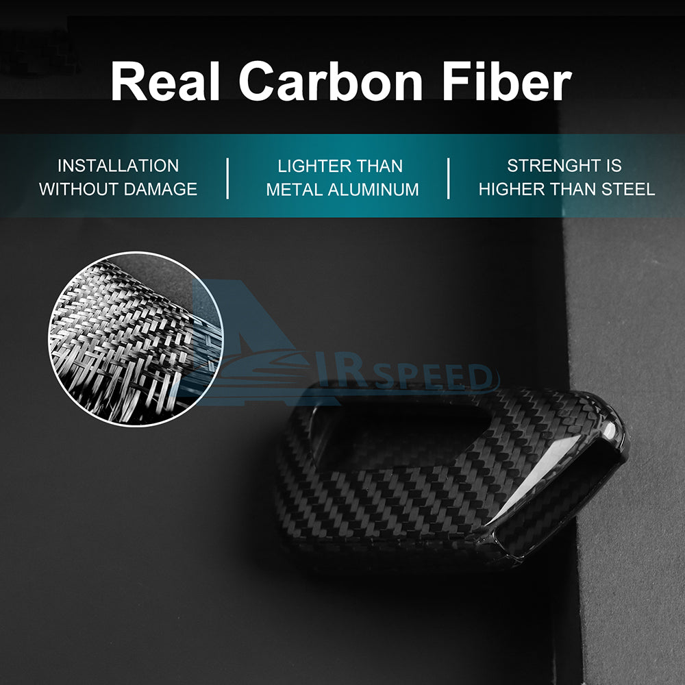 for Cupra Formentor 2020 2021 2022 2023 2024 2025 2026 SEAT Ibiza/Arona/Leon MK4/Cupra Leon Hard Carbon Fiber Remote Key Cover