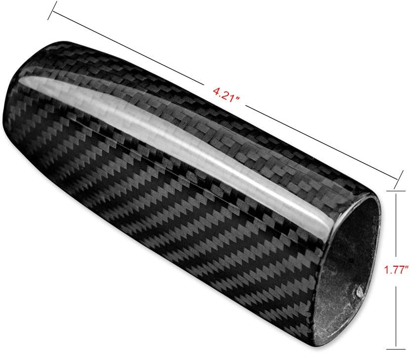 AIRSPEED Carbon Fiber Car Handbrake Cover Parking Grip Handle Lever Sleeve Protector Case for Ford Mustang 2015-2019 Accessories