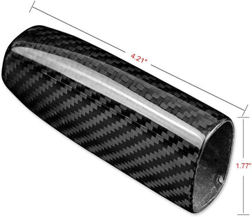 AIRSPEED Carbon Fiber Car Handbrake Cover Parking Grip Handle Lever Sleeve Protector Case for Ford Mustang 2015-2019 Accessories