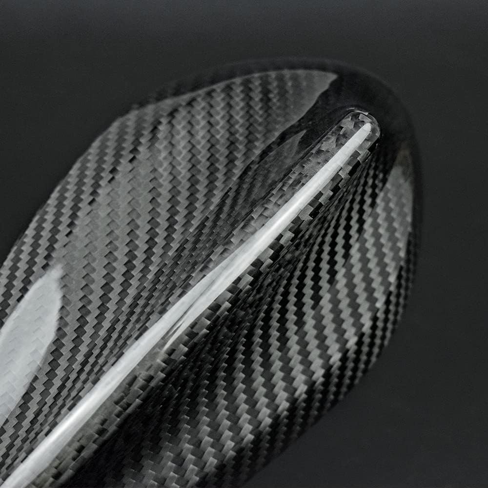 AIRSPEED Carbon Fiber Car Shark Fin Antenna Cover Antenna Toppers Sticker for BMW F20 F21 F52 F45 F46 F31 F34 GT G31 G32 GT F48 F49 F39 G01 G08 G02 F15 F85 G05 F16 F86 G07 Exterior Accessories, Black