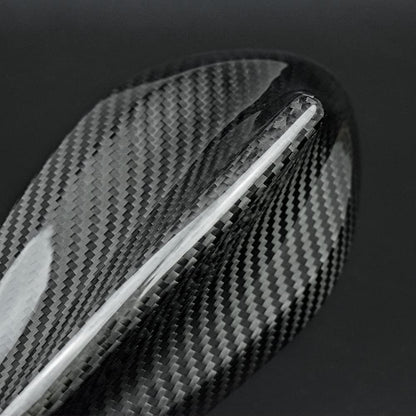 AIRSPEED Carbon Fiber Car Shark Fin Antenna Cover Antenna Toppers Sticker for BMW F20 F21 F52 F45 F46 F31 F34 GT G31 G32 GT F48 F49 F39 G01 G08 G02 F15 F85 G05 F16 F86 G07 Exterior Accessories, Black