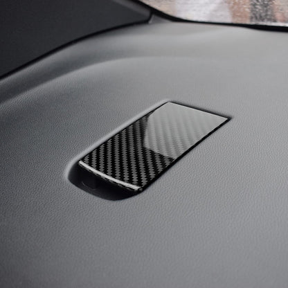 AIRSPEED Hard Carbon Fiber Rear Child Seat Hook Plate Cover Sticker for 2022-2023 Subaru WRX (RHD) - product view