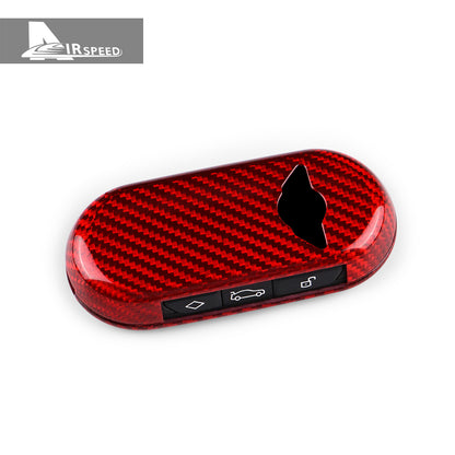 24-25MINI J01 J05 U25 F65 F66 F67 Key Case - Red Hard Carbon Fiber