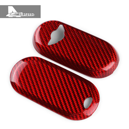24-25MINI J01 J05 U25 F65 F66 F67 Key Case - Red Hard Carbon Fiber