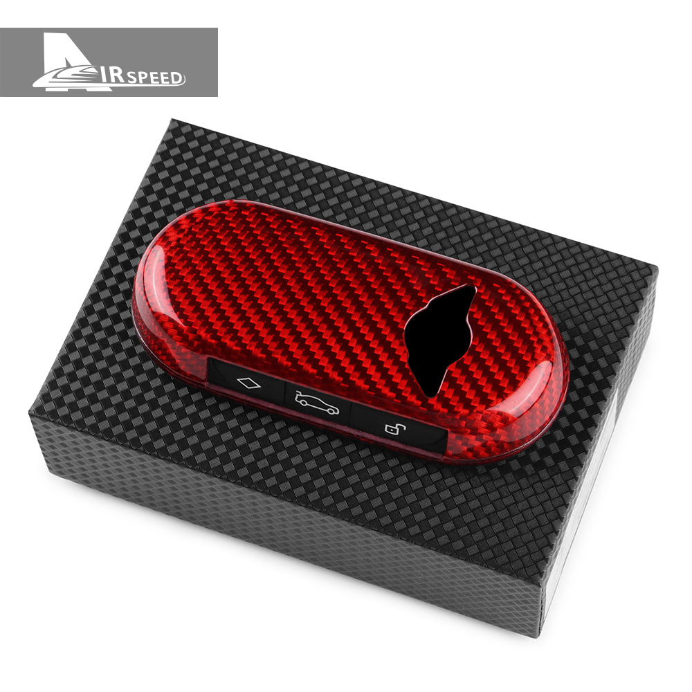 24-25MINI J01 J05 U25 F65 F66 F67 Key Case - Red Hard Carbon Fiber