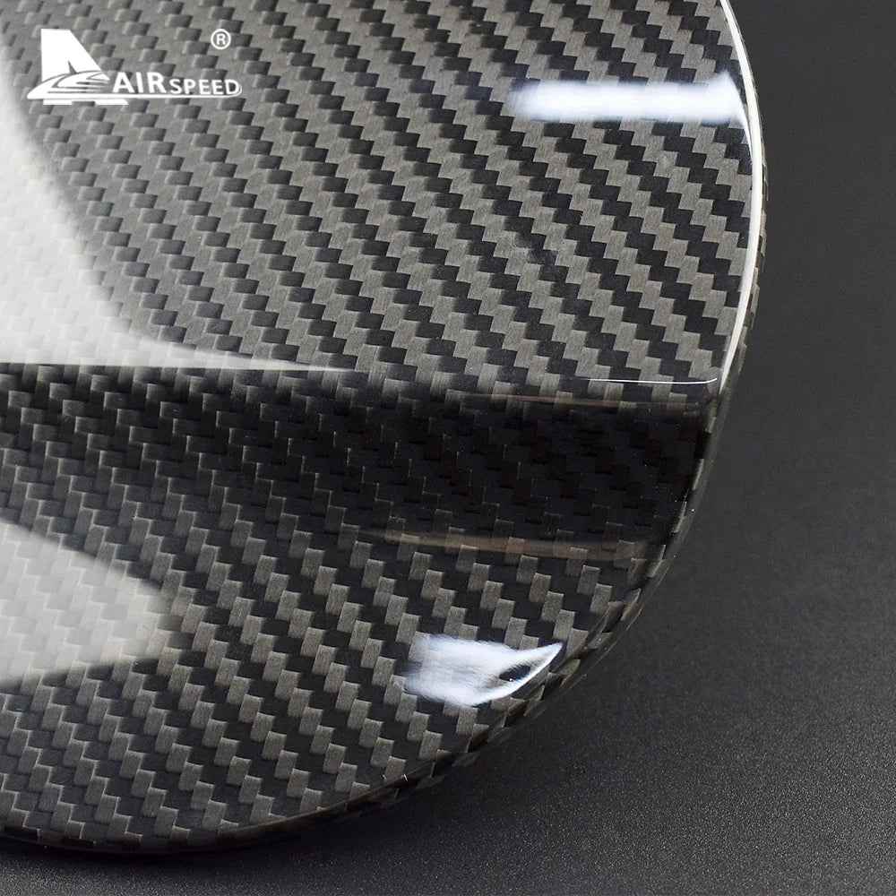 Real Hard Carbon Fiber for Ford Mustang 2015 2016 2017 2018 2019 2020 2021 2022 Accessories Sticker Car Tank Cap Fuel Tank Cover - detail view 4