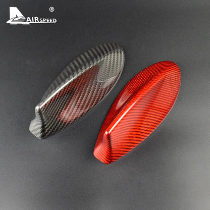 AIRSPEED for Lexus LS ES LX NX IS CT RC UX LM RX Accessories Carbon Fiber Car Roof Shark Fin Antenna Cover Aerials Decoration