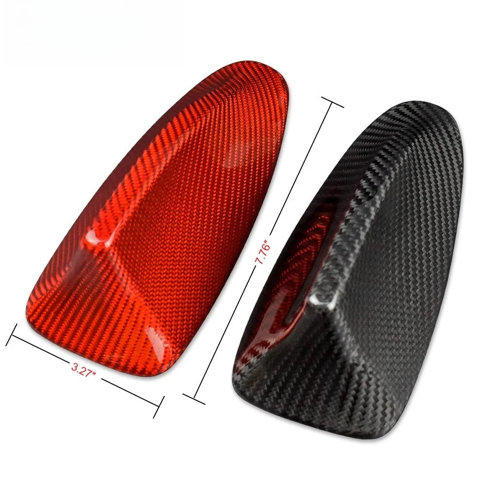 Carbon Fiber Car Antenna Cover For BMW F10 F10 F18 F01 F02 F04 Radio Shark Fin Topper Roof Aerial Trim Auto External Accessories