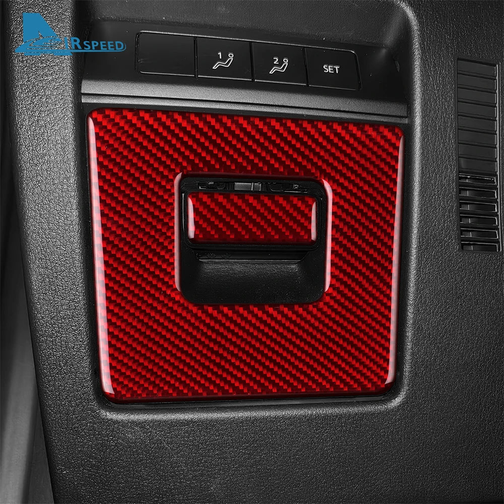 Real Soft Carbon Fiber Sticker For Mazda 3 BP Axela CX30 CX-30 2019 2020 2021 2022 2023 2024 2025 LHD Car Driver's Storage Box