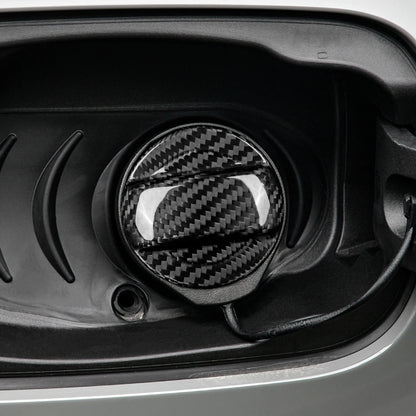 Real Hard Dry Carbon Fiber Sticker for Seat Leon/Cupra Leon/Cupra Formentor 2021 2022 2023 2024 2025 2026 Inner Fuel Tank Cap