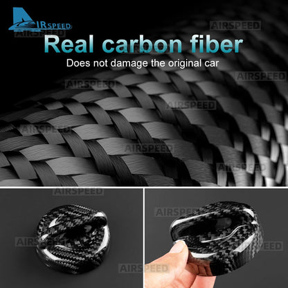 Real Dry Hard Carbon Fiber For Abarth 595 595C 695 695C 2012-2024 LHD RHD Car Engine Oil Filler Cap Sticker Cover Accessories