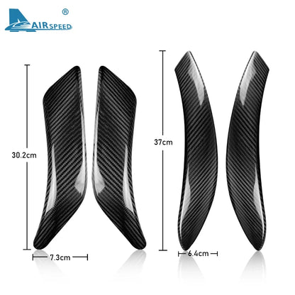 Dry Carbon Fiber For BMW 1 3 Series F20 F21 F30 F31 F34 F35 F36 Car Door Pull Handle Protective Cover Trim Interior Accessories