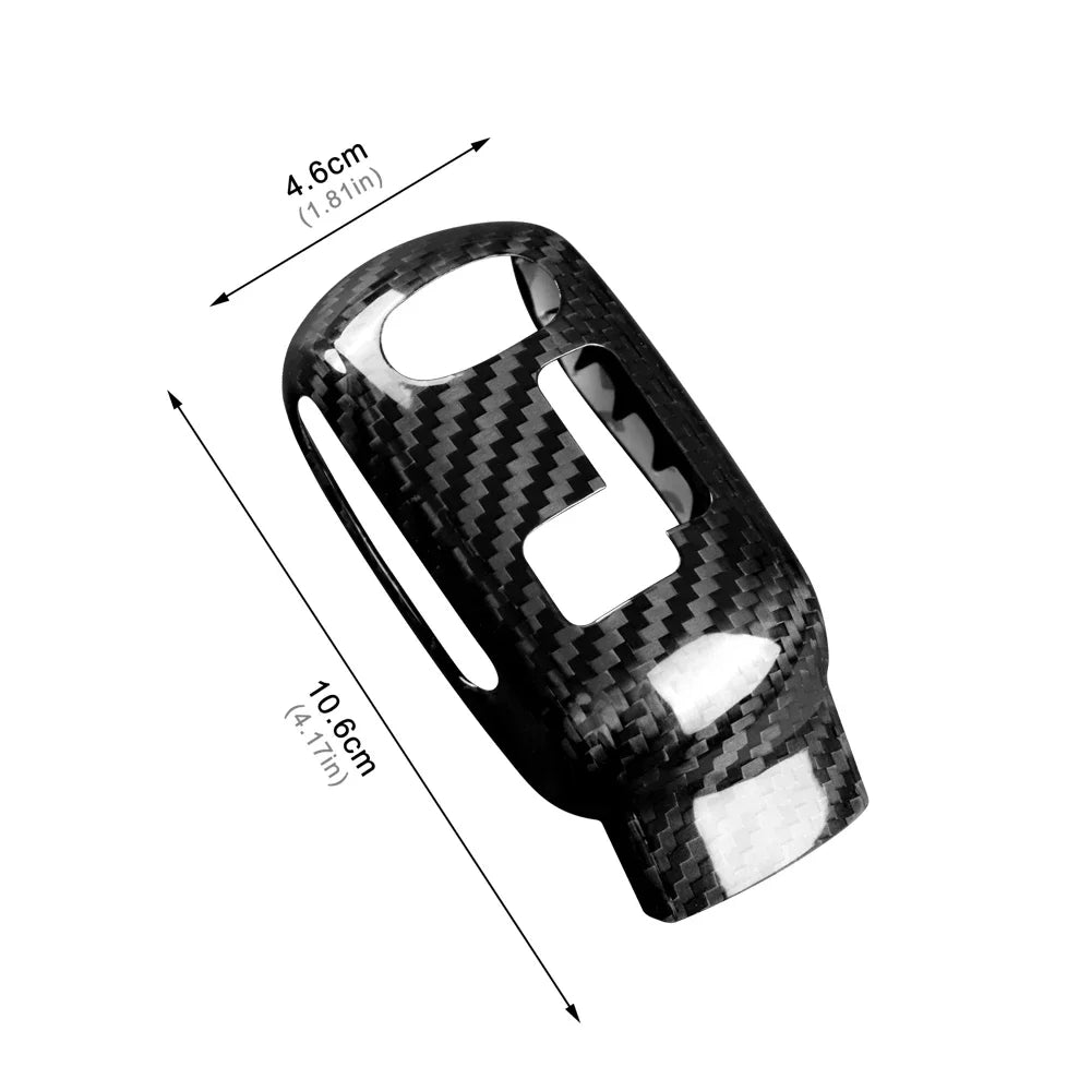 For BMW Mini Cooper F54 F55 F56 F57 F60 2020-2023 Countryman Real Carbon Fiber Car Gear Shift Knob Cover Sticker Interior Trim - detail view 6