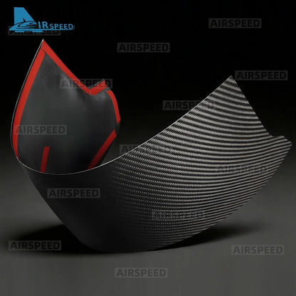 Real Carbon Fiber Car Gear Shift Panel Anti-Kick For Abarth 595 695 595C 695C/Fiat 500 2016 2017 2018 2019 2020-2024 3K Cloth - detail view 6