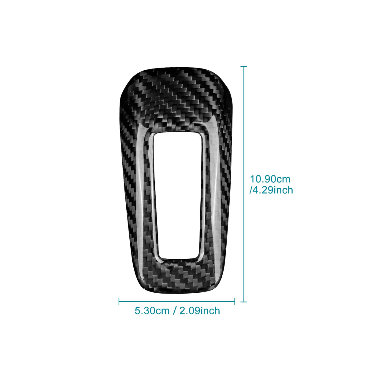 Real Dry Hard Carbon Fiber Automatic Gear Shift Knob Sticker For Nissan Z Z34/Fairlady Z 2023 2024 2025 2026 Accessories