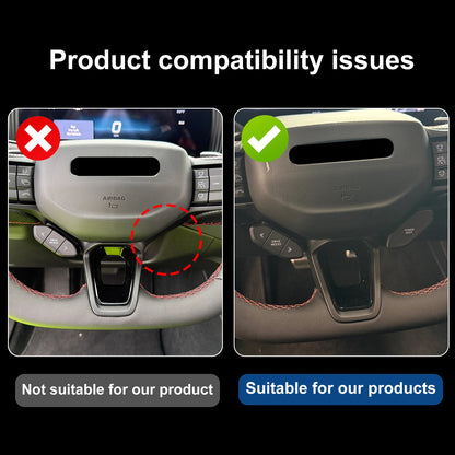 Fiber Steering Wheel Button Sticker For Dodge Charger 2024 2025 2026 2027 LHD RHD Car Real Dry Hard Carbon Interior Accessories