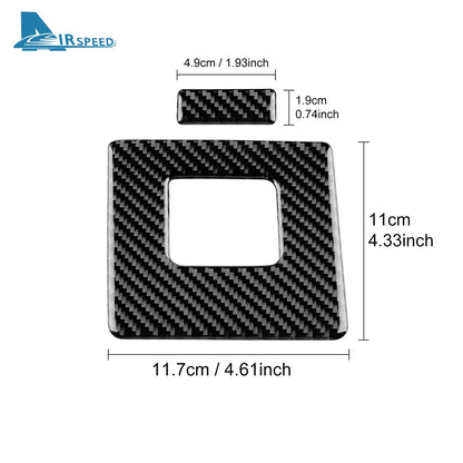 Real Soft Carbon Fiber Sticker For Mazda 3 BP Axela CX30 CX-30 2019 2020 2021 2022 2023 2024 2025 LHD Car Driver's Storage Box