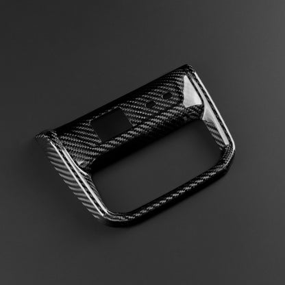 Sticker For Dodge Charger 2024 2025 2026 2027 Car Rear Air Outlet Frame Real Hard Dry Carbon Fiber Trim Interior Accessories