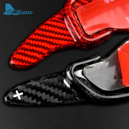 Hard Dry Carbon Fiber For Hyundai Genesis G70 Sonata 10 2020 2021 2022 Steering Wheel Paddle Shifter Extension Accessories