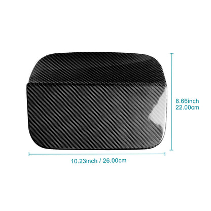 Sticker For Dodge Charger 2024 2025 2026 2027 LHD RHD Car Fuel Tank Cap Trim Real Hard Dry Carbon Fiber Exterior Accessories