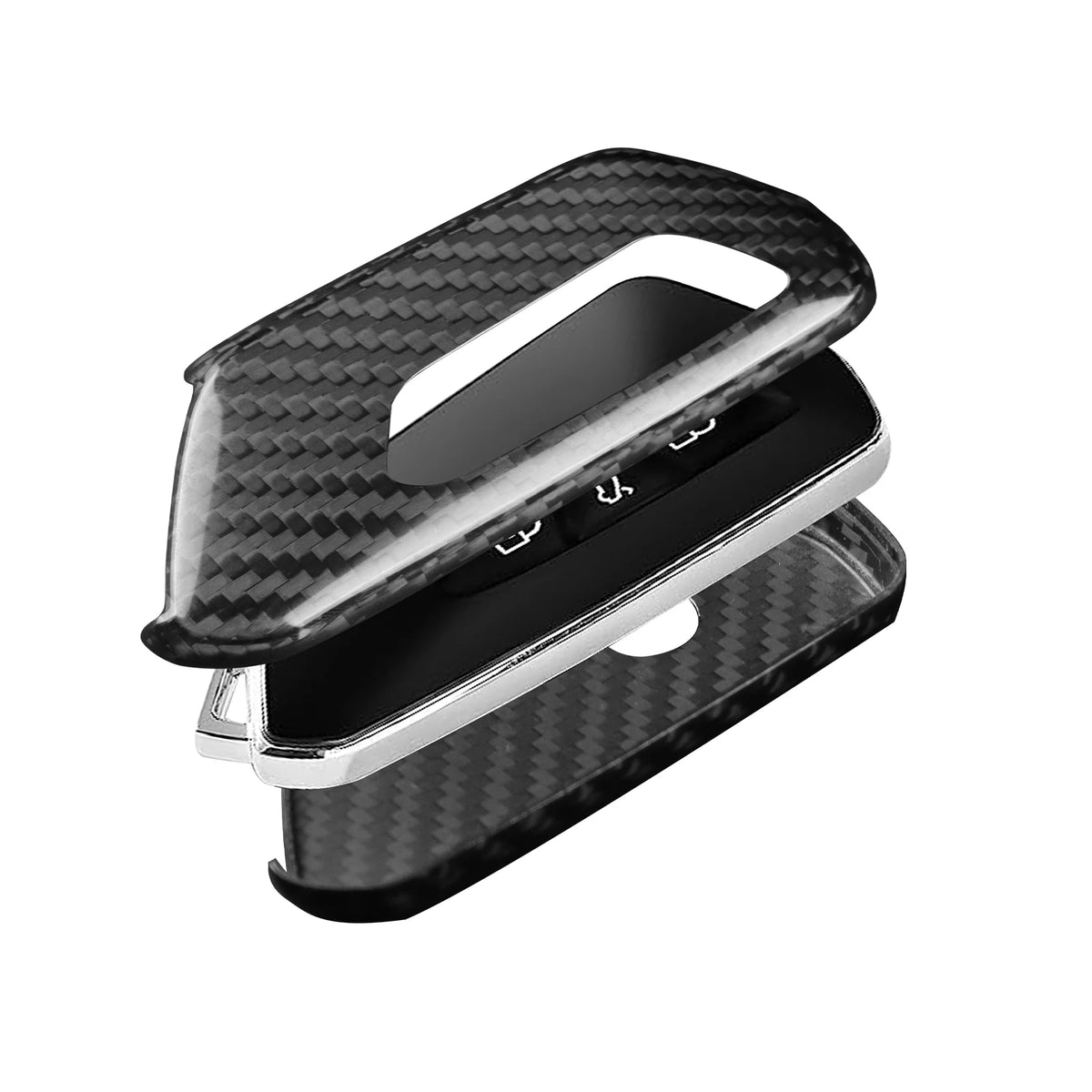 for Cupra Formentor 2020 2021 2022 2023 2024 2025 2026 SEAT Ibiza/Arona/Leon MK4/Cupra Leon Hard Carbon Fiber Remote Key Cover