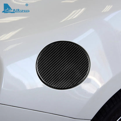 Real Hard Carbon Fiber Cover For Subaru BRZ Toyota 86 2013 2014 2015 2016 2017 2018 2019 2020 Car Fuel Tank Cap Sticker Trim - detail view 4
