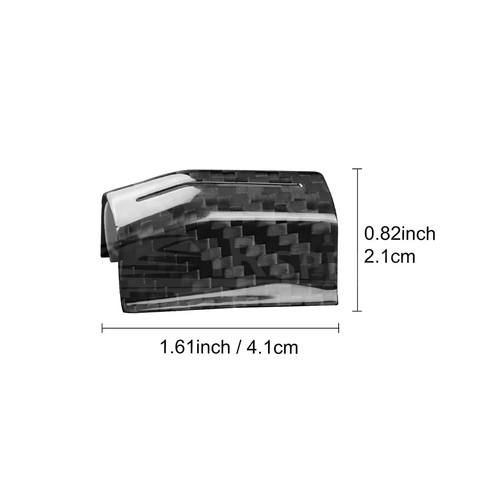 For BMW X3 G45 M3 G80 2025 IX i20 2021-2025 i5 G60 5 Series G60 2024 2025 LHD Real Dry Carbon Fiber Car Gear Shift Knob Trim - detail view 3