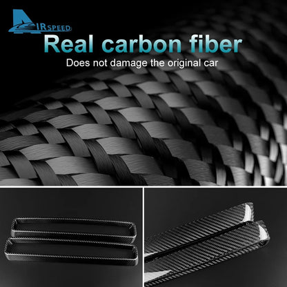Real Hard Carbon Fiber For Dodge Challenger 2015 2016 2017 2018 2019 2020 2021 2022 2023 Grille Decor Frame Interior Accessories