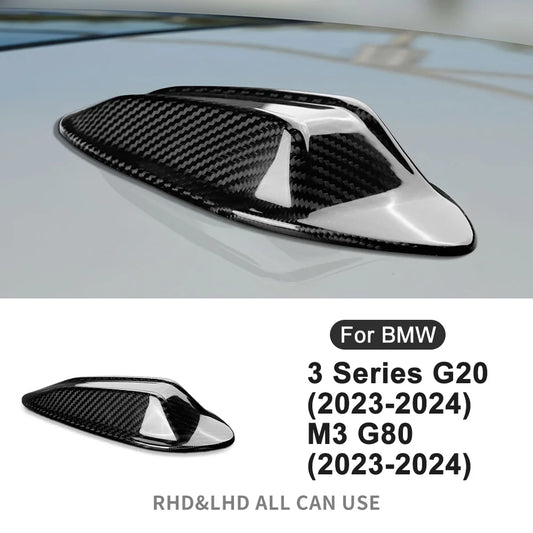 AIRSPEED for BMW G20 M3 G80 2023 2024 Car Roof Shark Fin Antenna for G20 G80 Cover Real Carbon Fiber