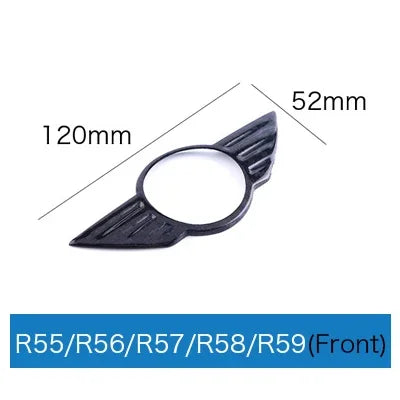 Car Front Hood Rear Trunk Logo Badge Emblem Sticker Carbon Fiber for Mini Cooper F54 F55 F56 F60 R55 R56 R57 R60 R61 Countryman - detail view 8