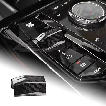 For BMW X3 G45 M3 G80 2025 IX i20 2021-2025 i5 G60 5 Series G60 2024 2025 LHD Real Dry Carbon Fiber Car Gear Shift Knob Trim