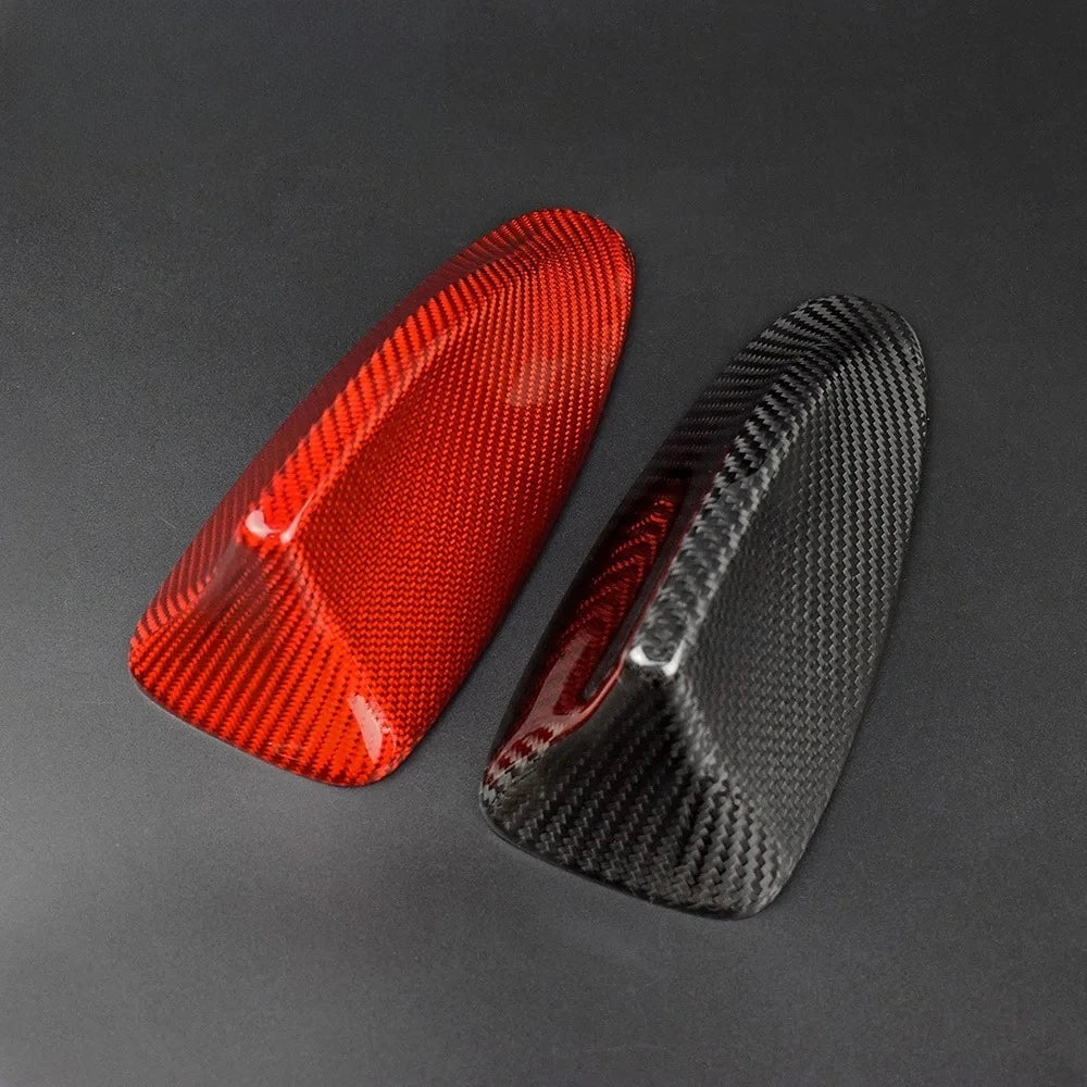 Carbon Fiber Car Antenna Cover For BMW F10 F10 F18 F01 F02 F04 Radio Shark Fin Topper Roof Aerial Trim Auto External Accessories