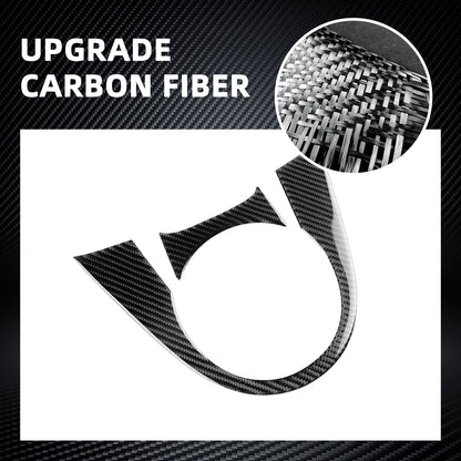 Carbon Fiber For Mazda 2 2008-2014 Outer Gear Shift Frame Trim Anti Scratch Sport Interior Decor Modification Car Accessories