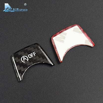 Carbon Fiber for BMW 3 4 Series F30 F31 F32 F33 F83 F82 M2 M3 Accessories Interior Trim Car Engine Start Stop OFF Button Sticker - detail view
