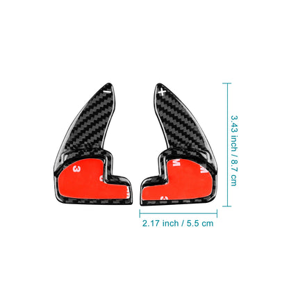 Sticker For Dodge Charger 2024 2025 2026 2027 Car Steering Wheel Paddle Shifter Real Hard Dry Carbon Fiber Interior Accessories