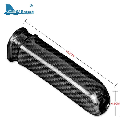 Hard Dry Carbon Fiber For Ford Ranger 2000 2001-2011 2012 2013 2014 2015 2016 2017 2018 2019 Car Replace Handbrake Grips Cover - detail view 5