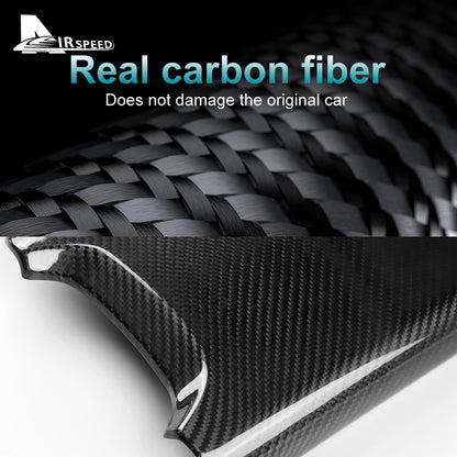 Real Hard Carbon Fiber Sticker For Chevrolet Corvette C8 2020 2021 2022 2023 2024 Car Center Armrest Box Interior Accessories