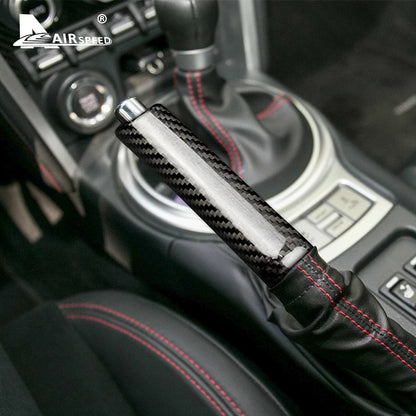 Real Hard Carbon Fiber Sticker for Subaru BRZ Toyota GT86 ZN6 ZC6 2013-2019 2020 Car Replace Handbrake Grip Hand Brake Cover