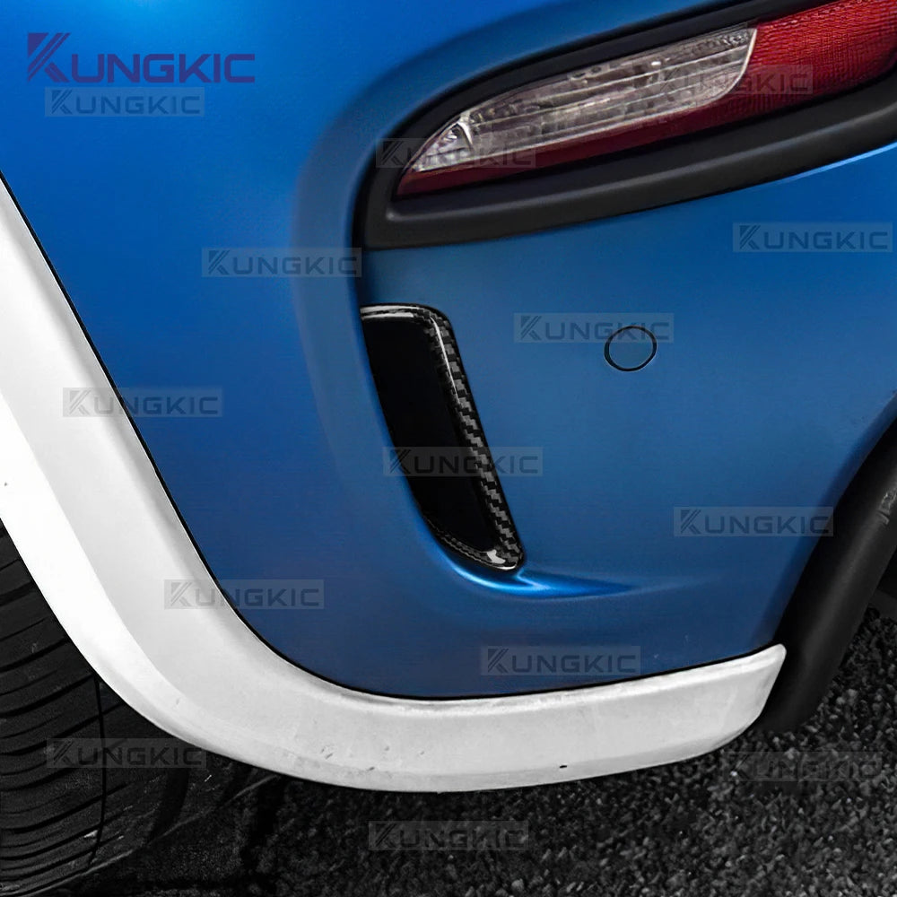 1Pair For Abarth 595 695 2017 2018 2019 2020 2021 2022 2023 2024 Real Hard Carbon Fiber Sticker Car Rear Side Air Intake Frame