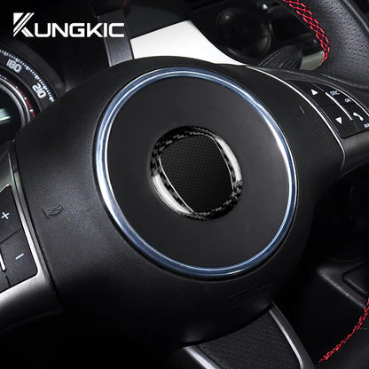 Real Hard Carbon Fiber Sticker For Fiat 500 Abarth 595 695 2008 2009 2010 2011 2012-2022 2023 Car Interior Carbon Accessories - detail view