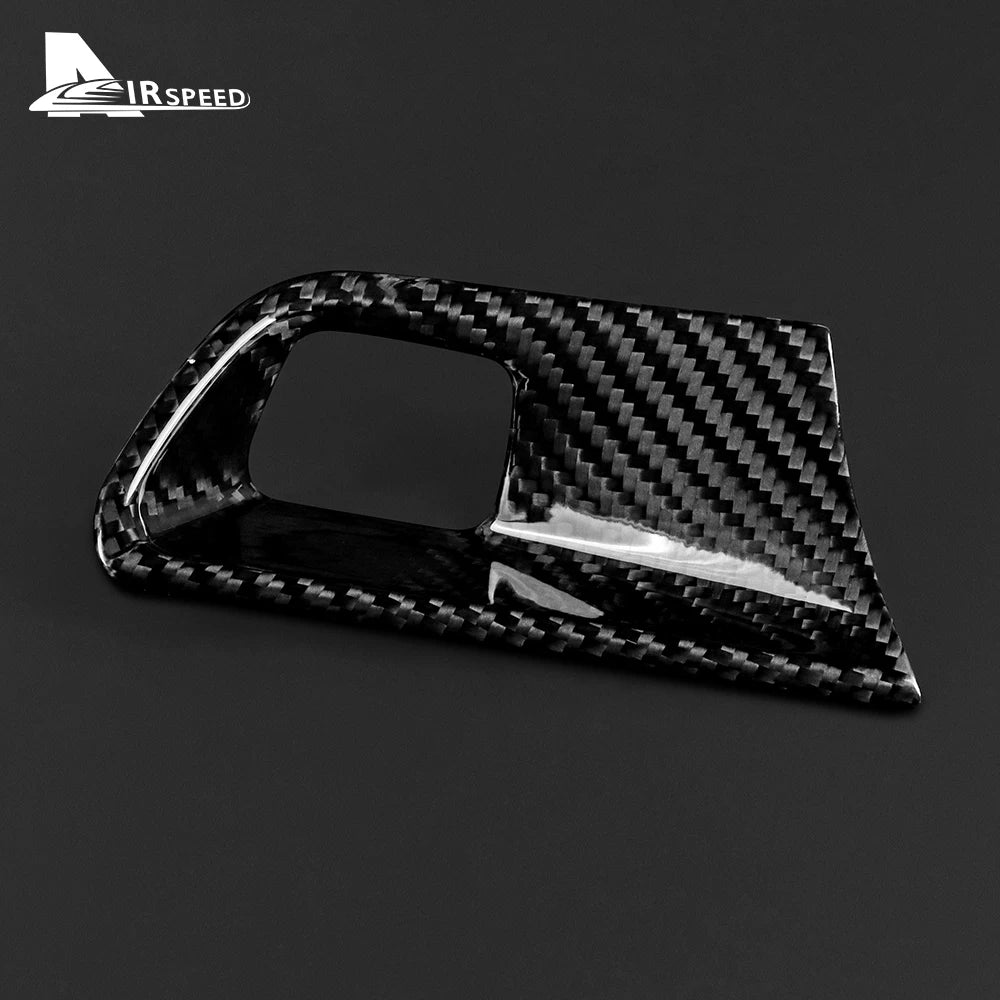 Real Hard Carbon Fiber Sticker For Chevrolet Camaro 2016 2017 2018 2019 2020 2021 2022 2023 2024 Car Start Stop Engine Sticker
