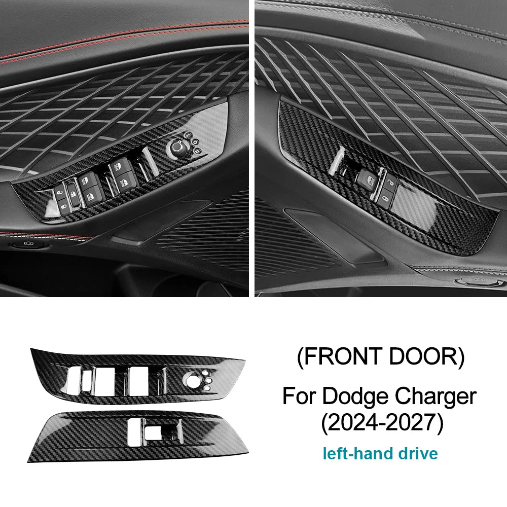 Trim For Dodge Charger 2024 2025 2026 2027 Car Front Door Window Switc ...